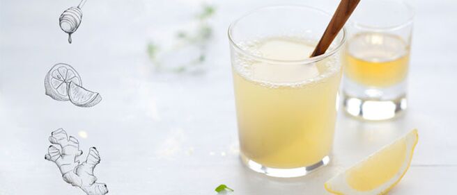 Drink with ginger