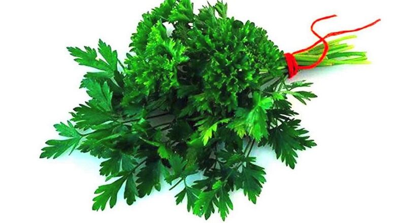 Parsley to increase the potential of men